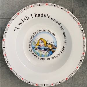 Paul Cardew ALICE IN WONDERLAND'S CAFE Bowls